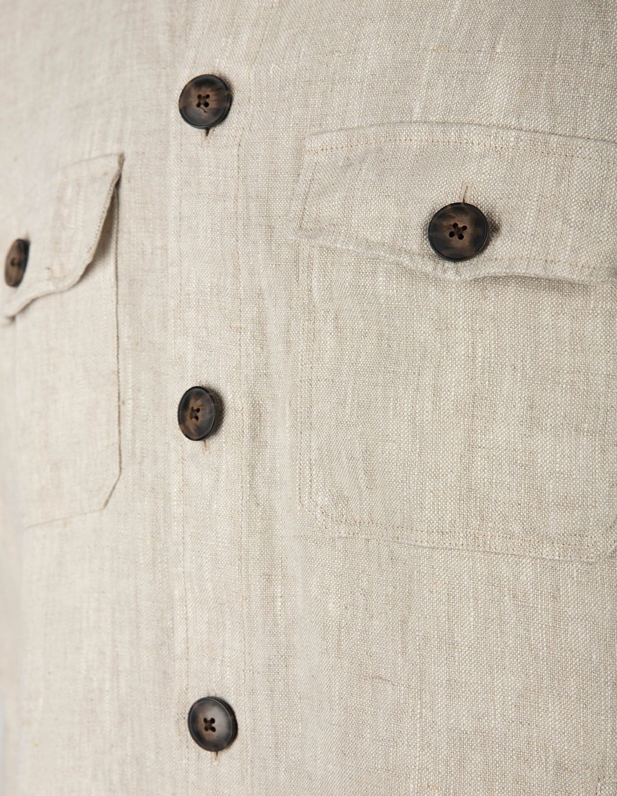 Firenze Overshirt Linne Beige