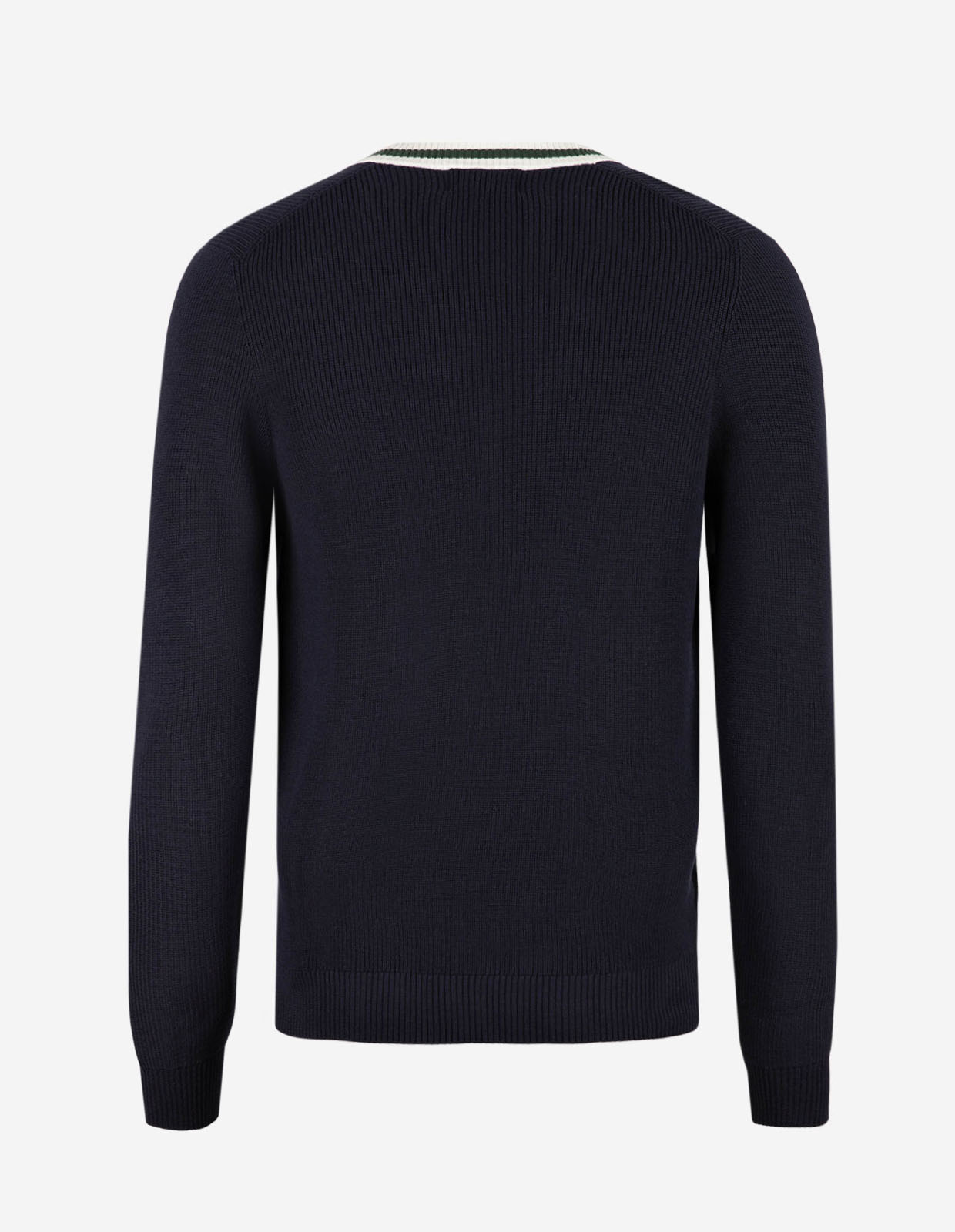 Trent Retro Cardigan Bomull Marinblå