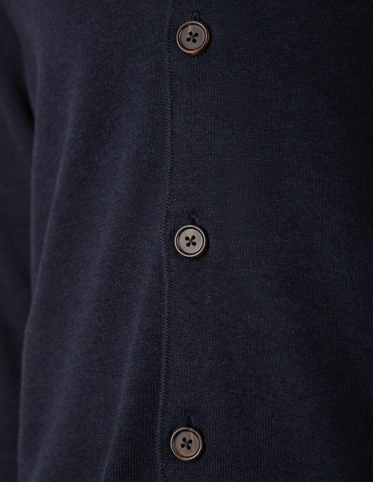 Tyneham Cardigan Bomull Cashmere Marinblå