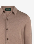 Tyneham Cardigan Bomull Cashmere Brun