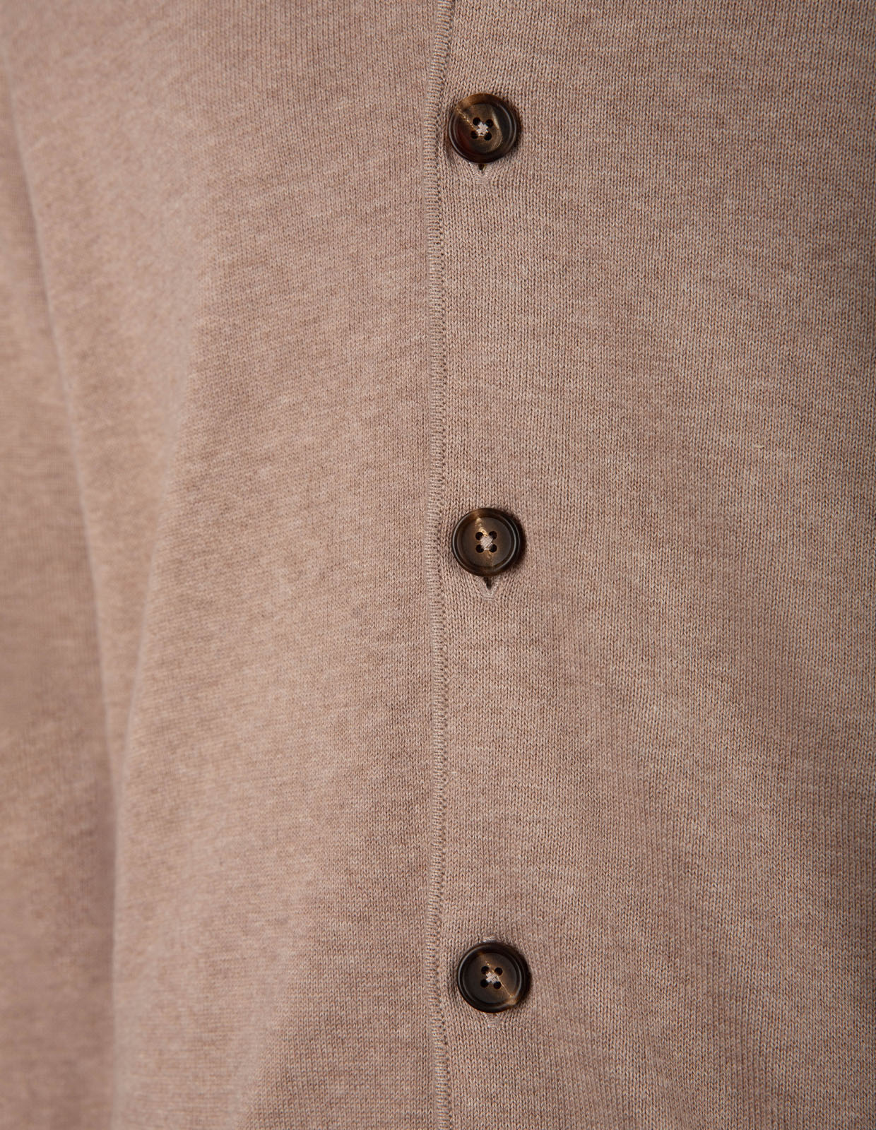 Tyneham Cardigan Bomull Cashmere Brun