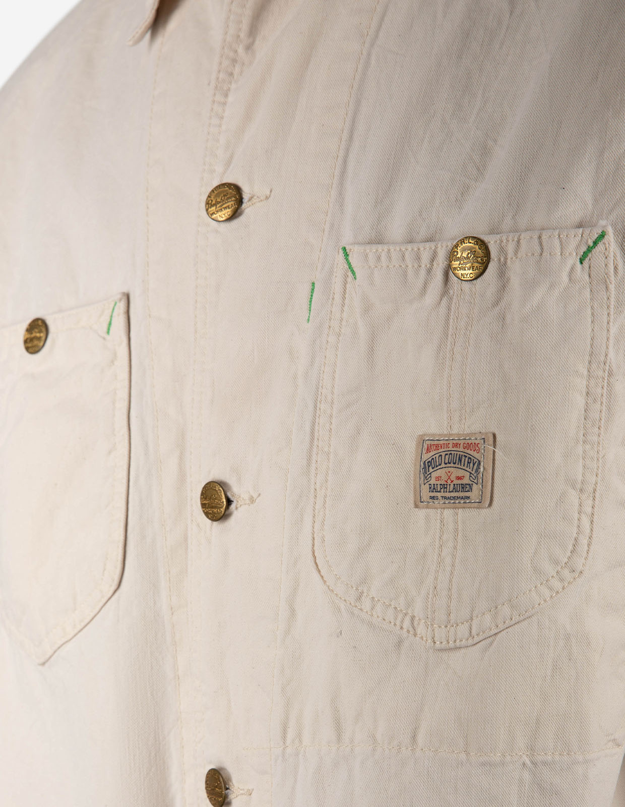 Field Jacket Bomull Ecru