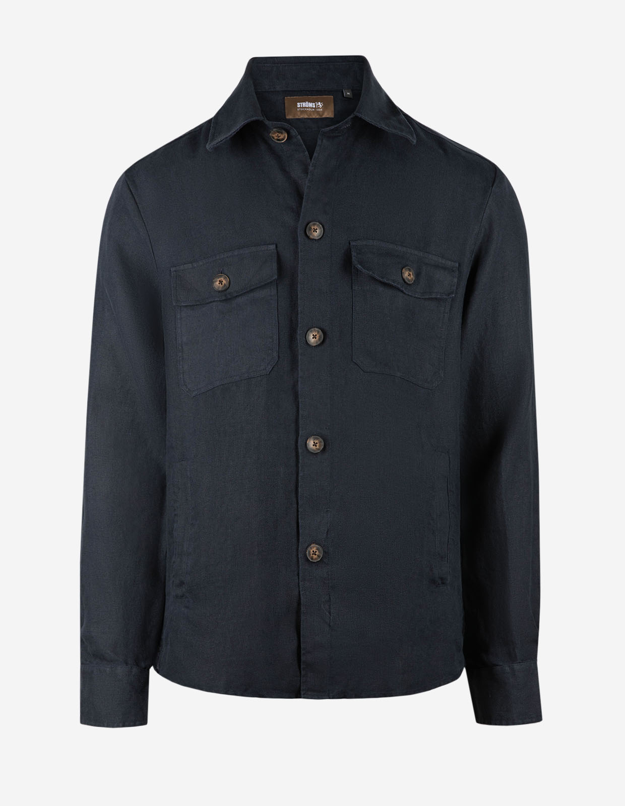Firenze Overshirt Linne Navy