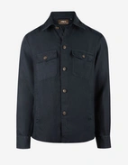 Firenze Overshirt Linne Navy