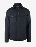 Firenze Overshirt Linne Navy