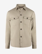 Firenze Overshirt Bomull Stretch Gråbeige M