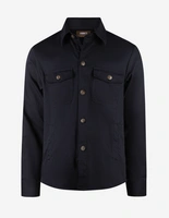 Firenze Overshirt Bomull Stretch Navy
