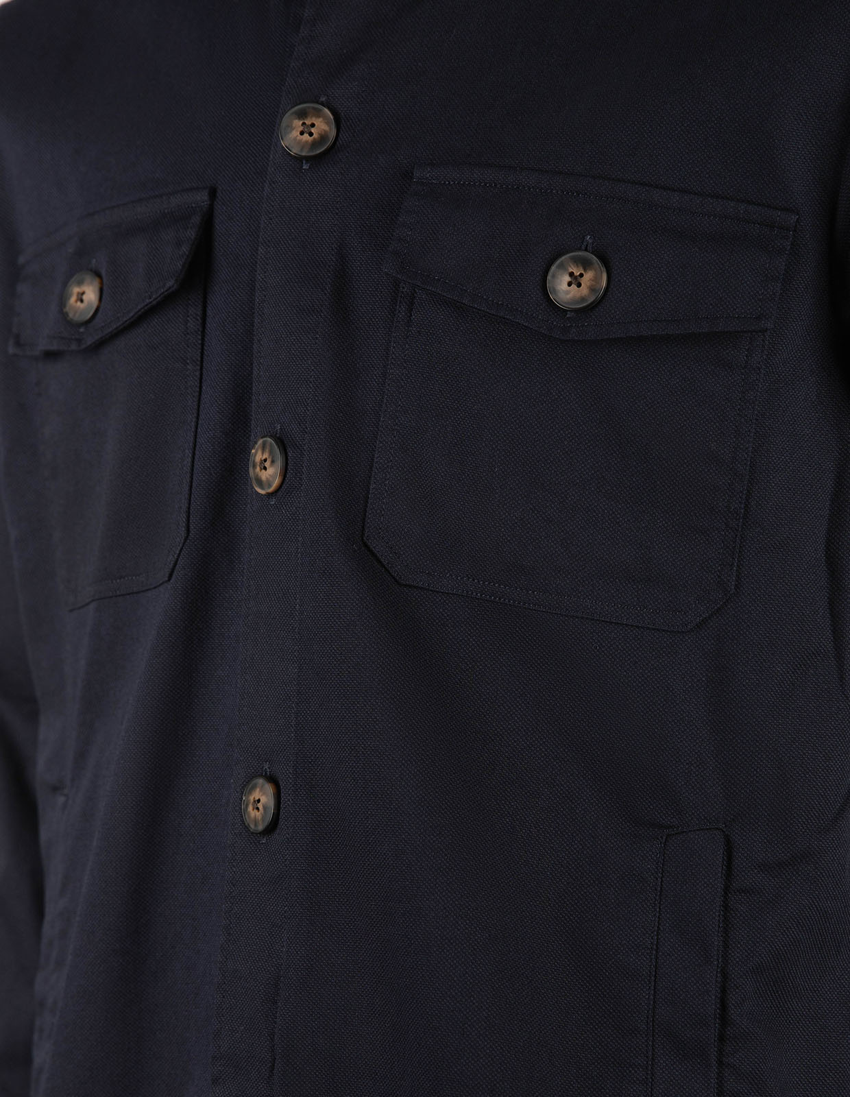 Firenze Overshirt Bomull Stretch Navy