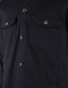 Firenze Overshirt Bomull Stretch Navy