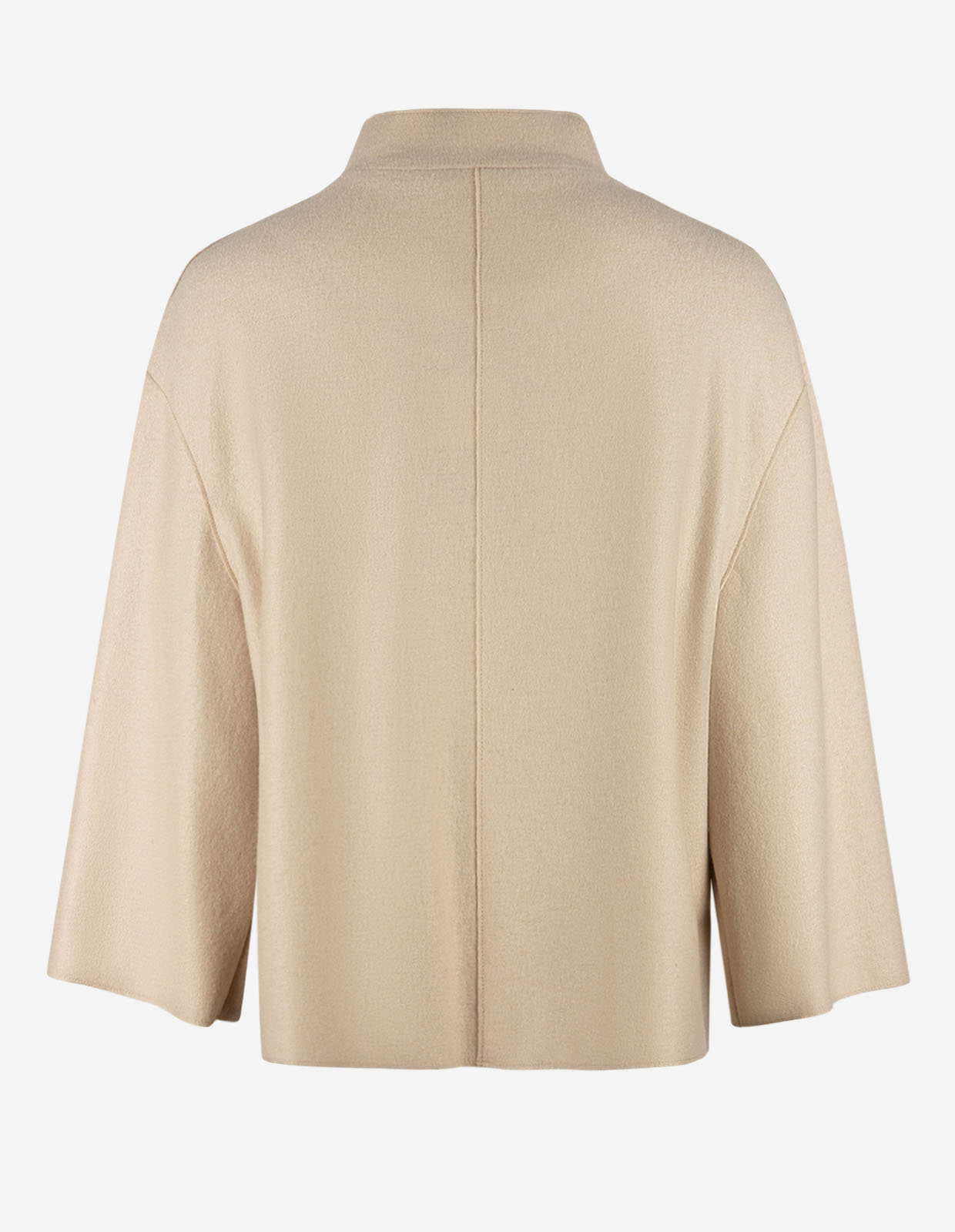 Jacka Kokt Ull Sandbeige