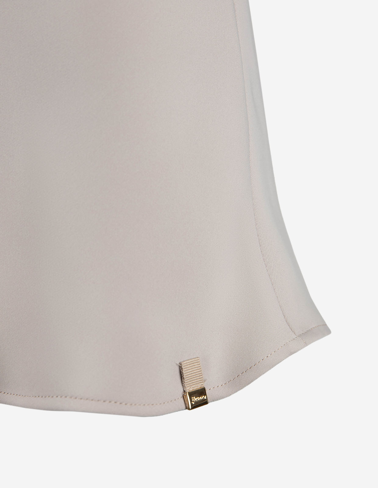 Satin Linne Ljusbeige