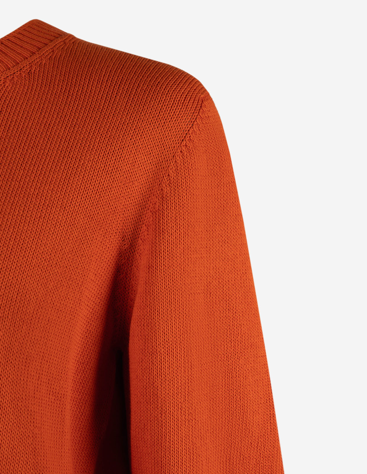 Stickad T-shirt Orange