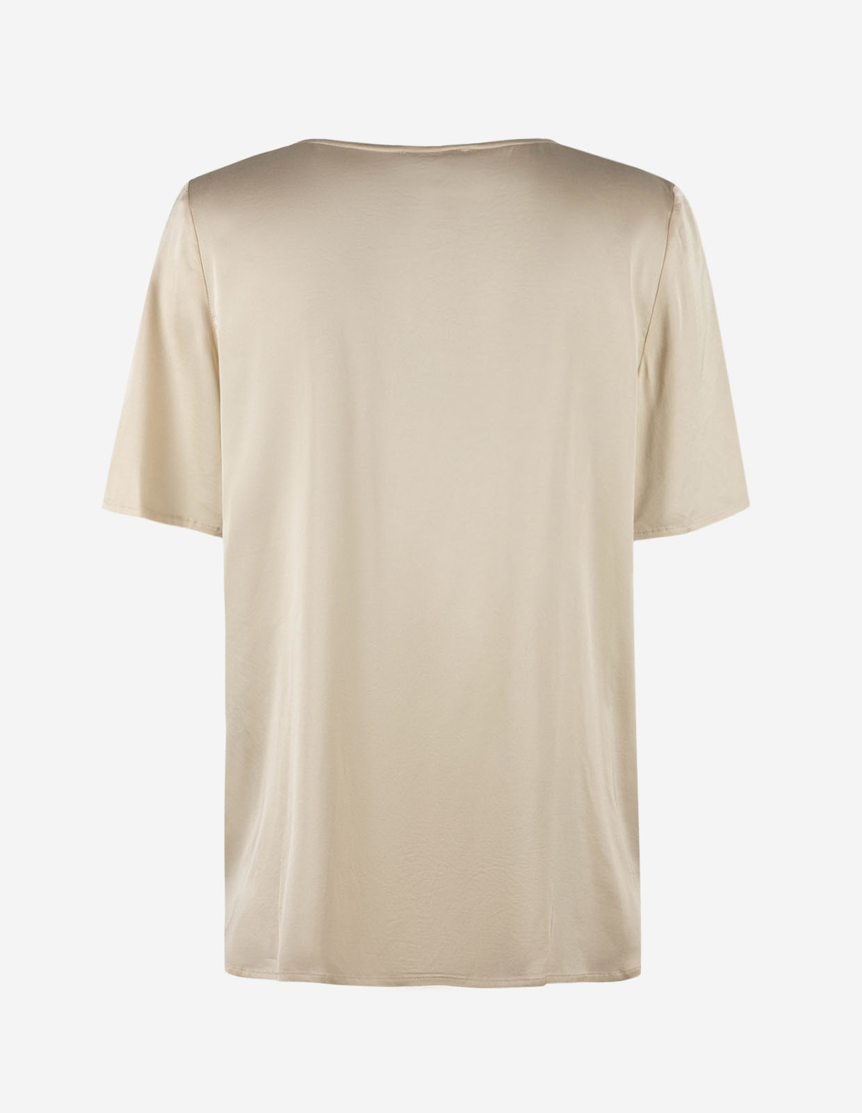 Kortärmad Blus Beige