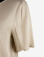 Kortärmad Blus Beige