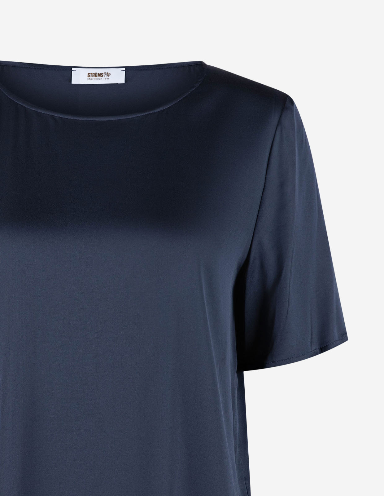 Kortärmad Blus Navy