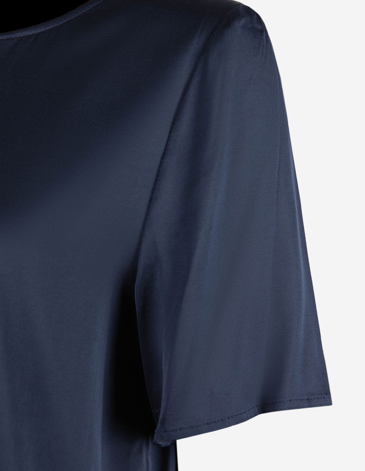 Kortärmad Blus Navy