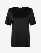 Kortärmad Blus Svart 44