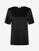 Kortärmad Blus Svart 44