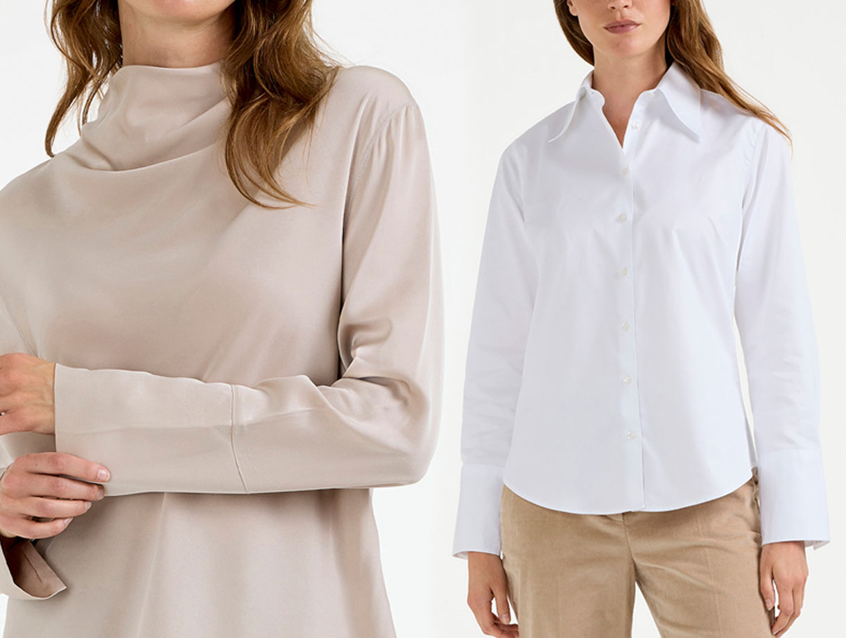 Materialguide för skjortor & blusar - bomull, siden, linne