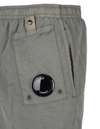 Flatt Nylon Garment Dyed Logo Swim Shorts Laurel Wreat