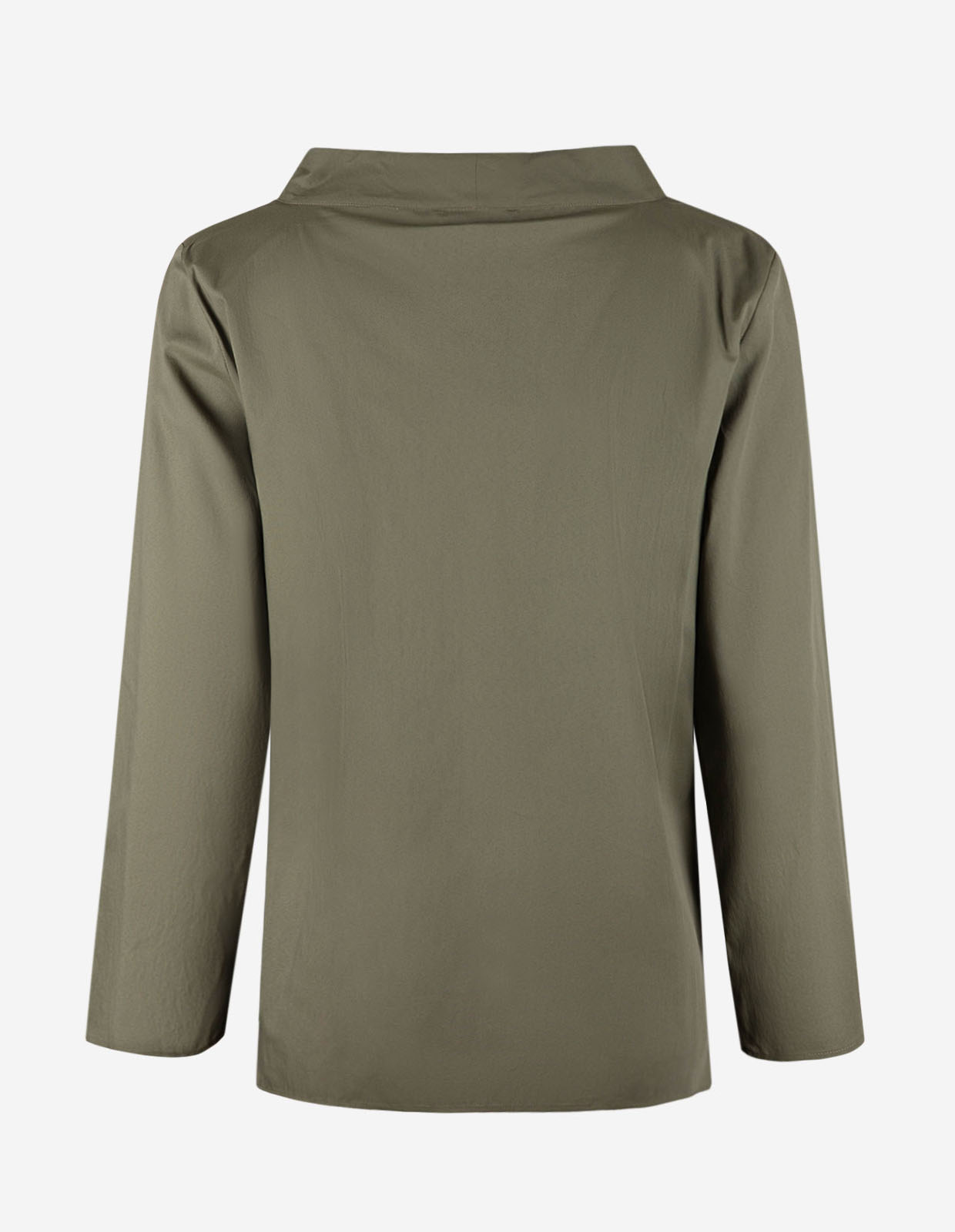 Clara Skjortblus Olivgrön