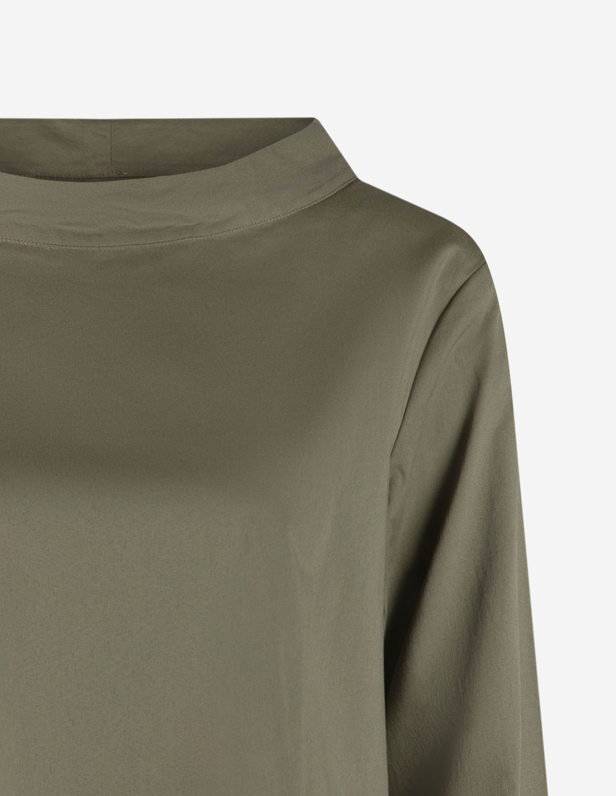 Clara Skjortblus Olivgrön