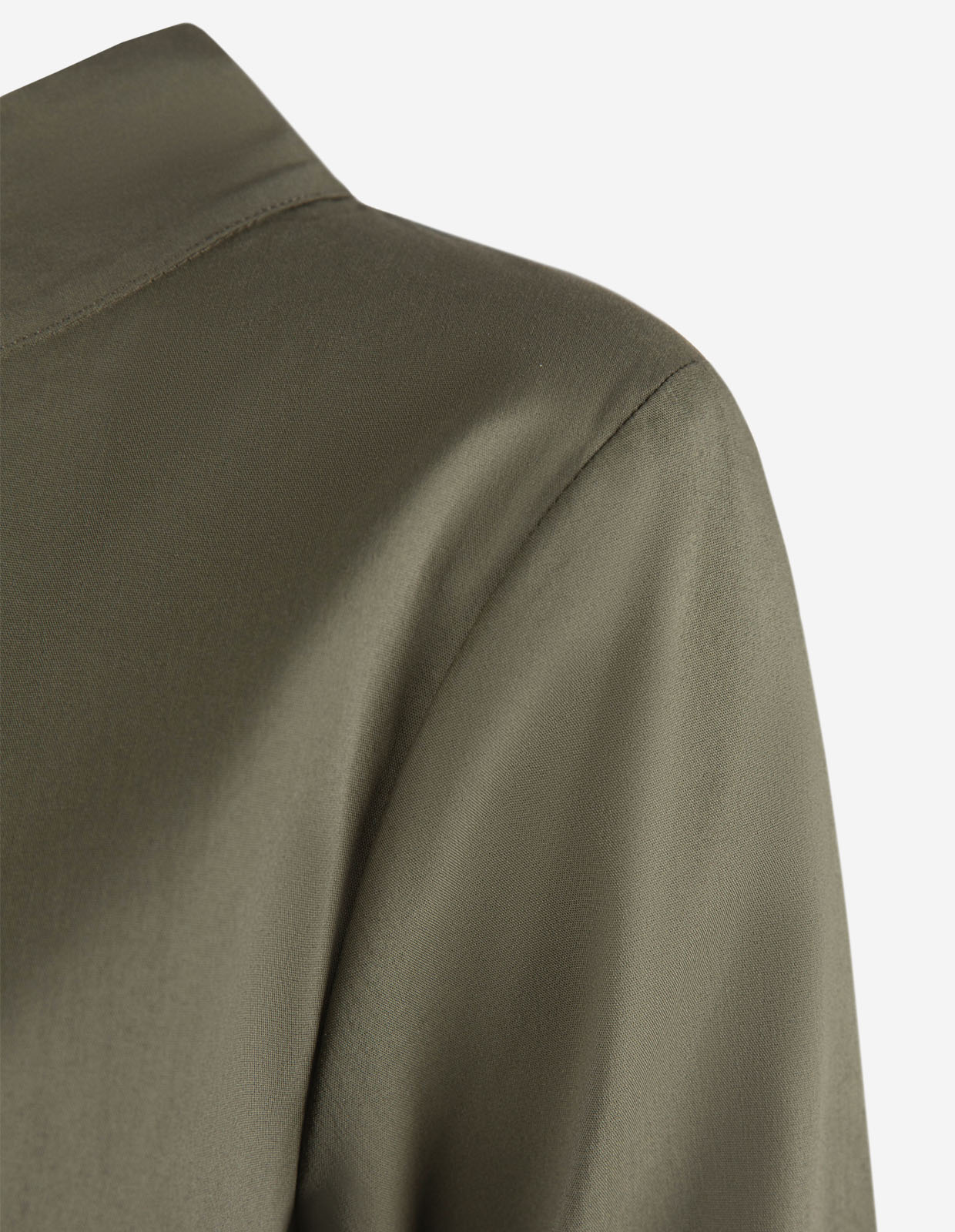 Clara Skjortblus Olivgrön