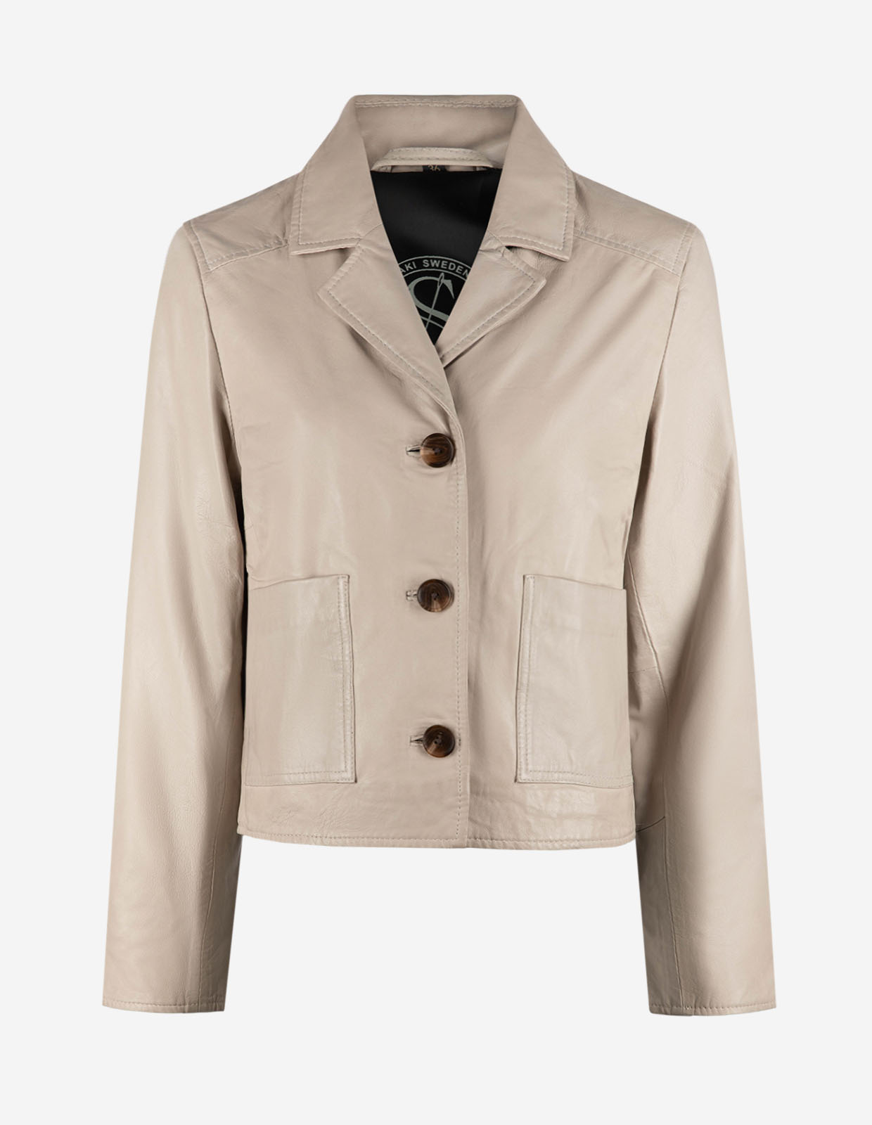 Tessa Skinnjacka Ljusbeige