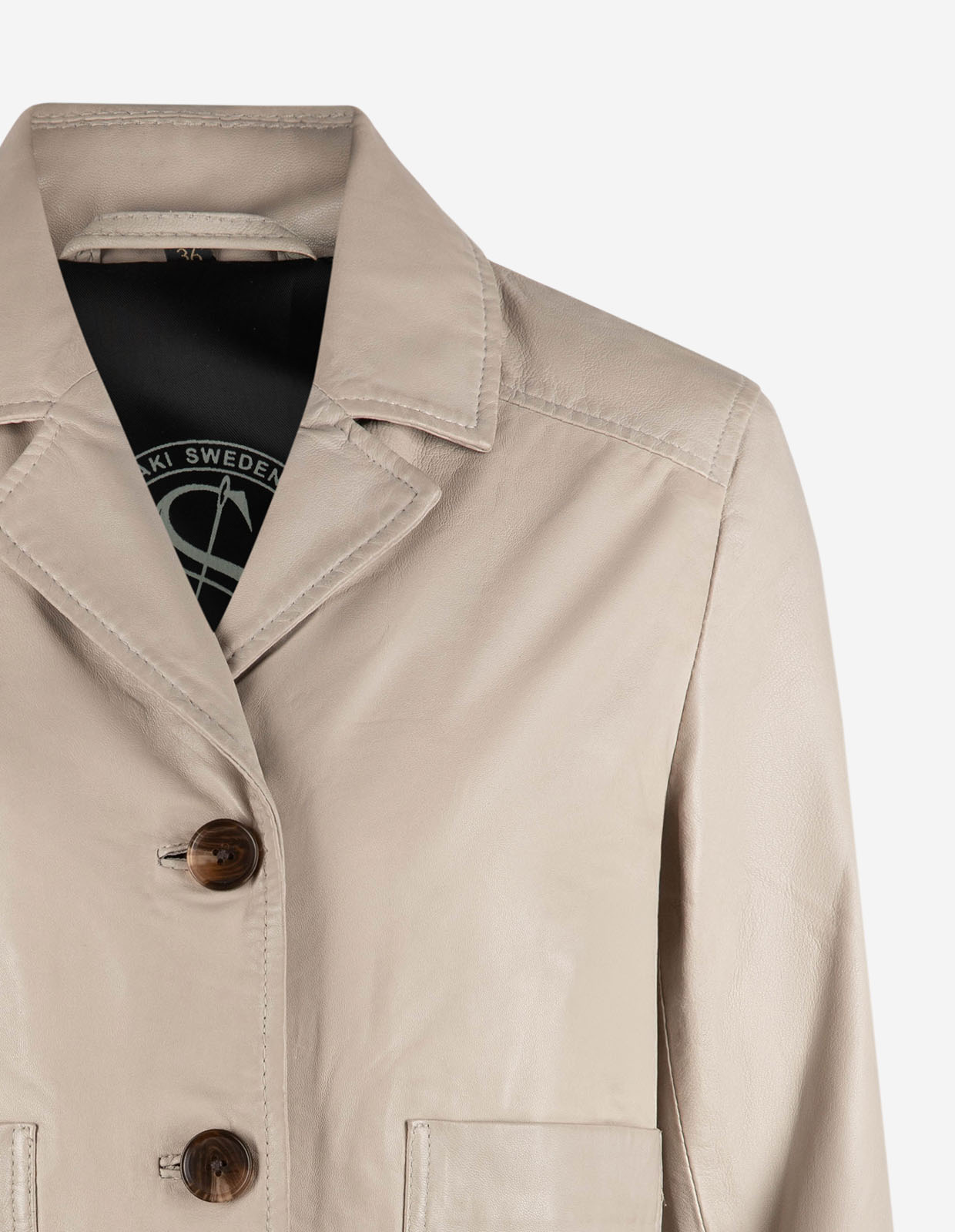 Tessa Skinnjacka Ljusbeige