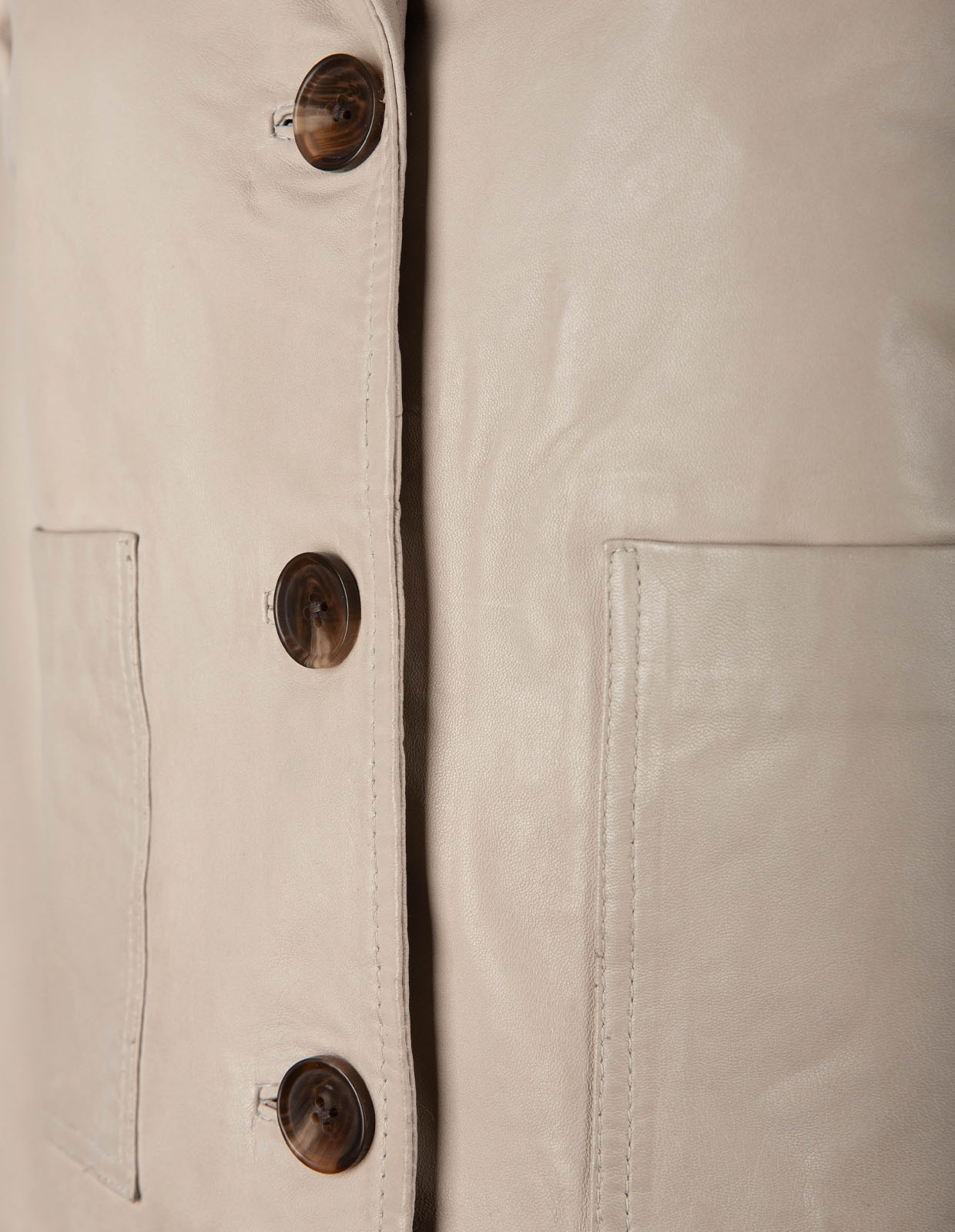 Tessa Skinnjacka Ljusbeige