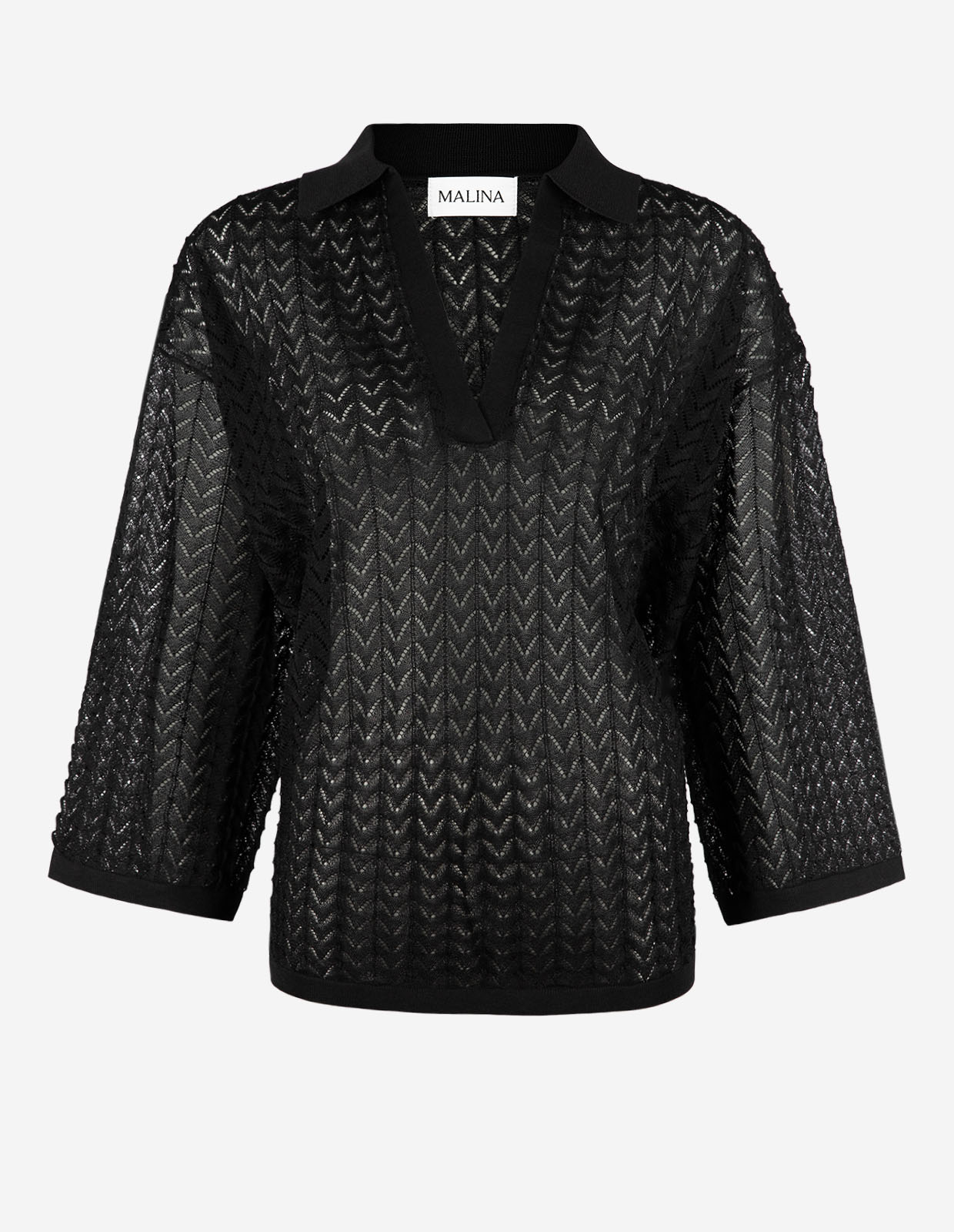 Imene Pikéskjorta Svart