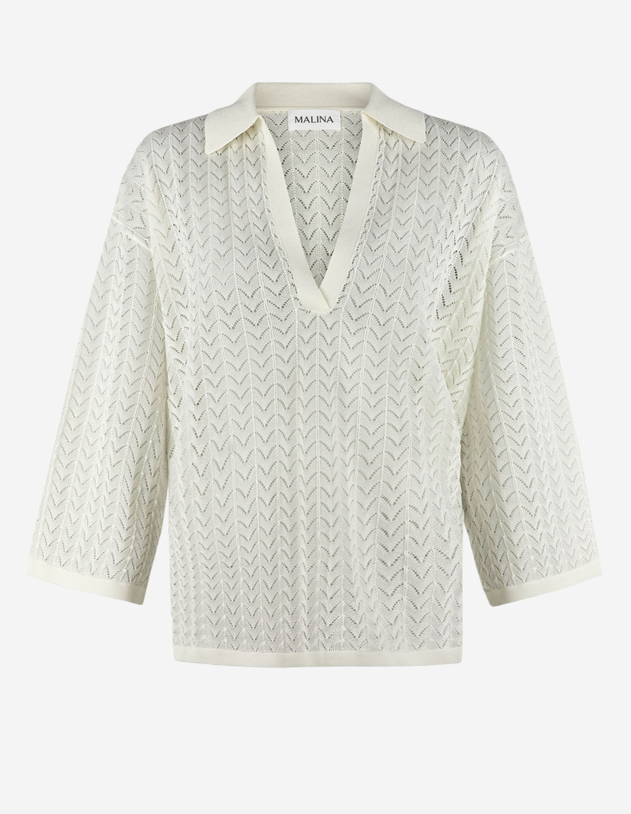 Imene Pikéskjorta Benvit