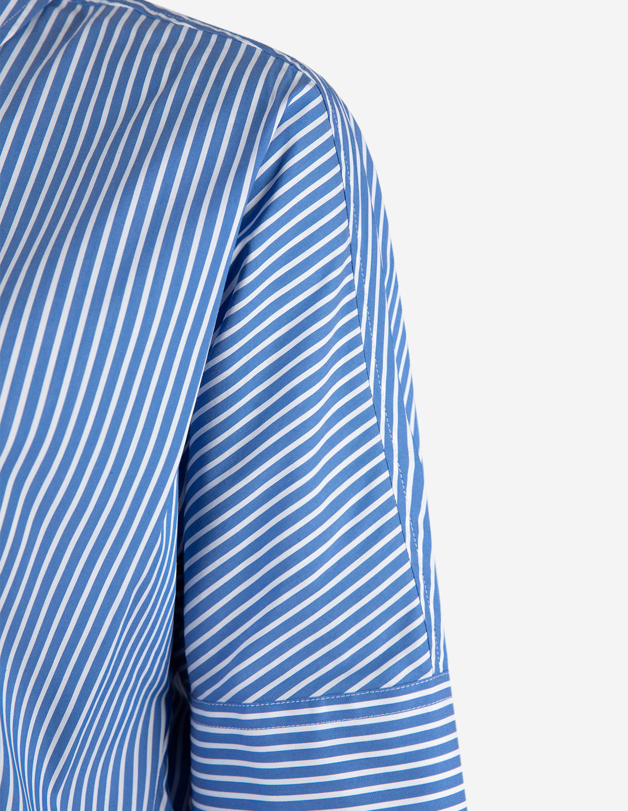 Samira Blus Blå/Vit