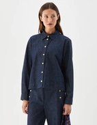 Poppy Skjorta Mörkblå