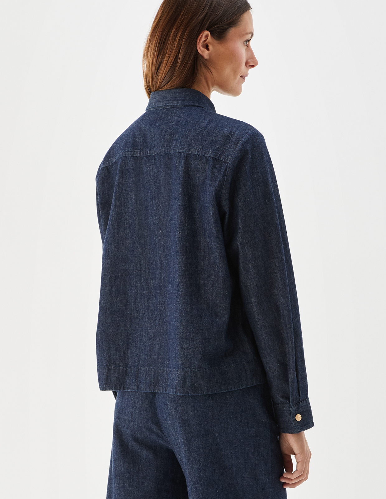 Poppy Skjorta Mörkblå