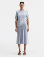 Yoli Blus Siden Ljusblå