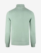 Half Zip Chunky Tröja Bomull Grön