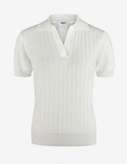Anette Open Polo Piké Vit