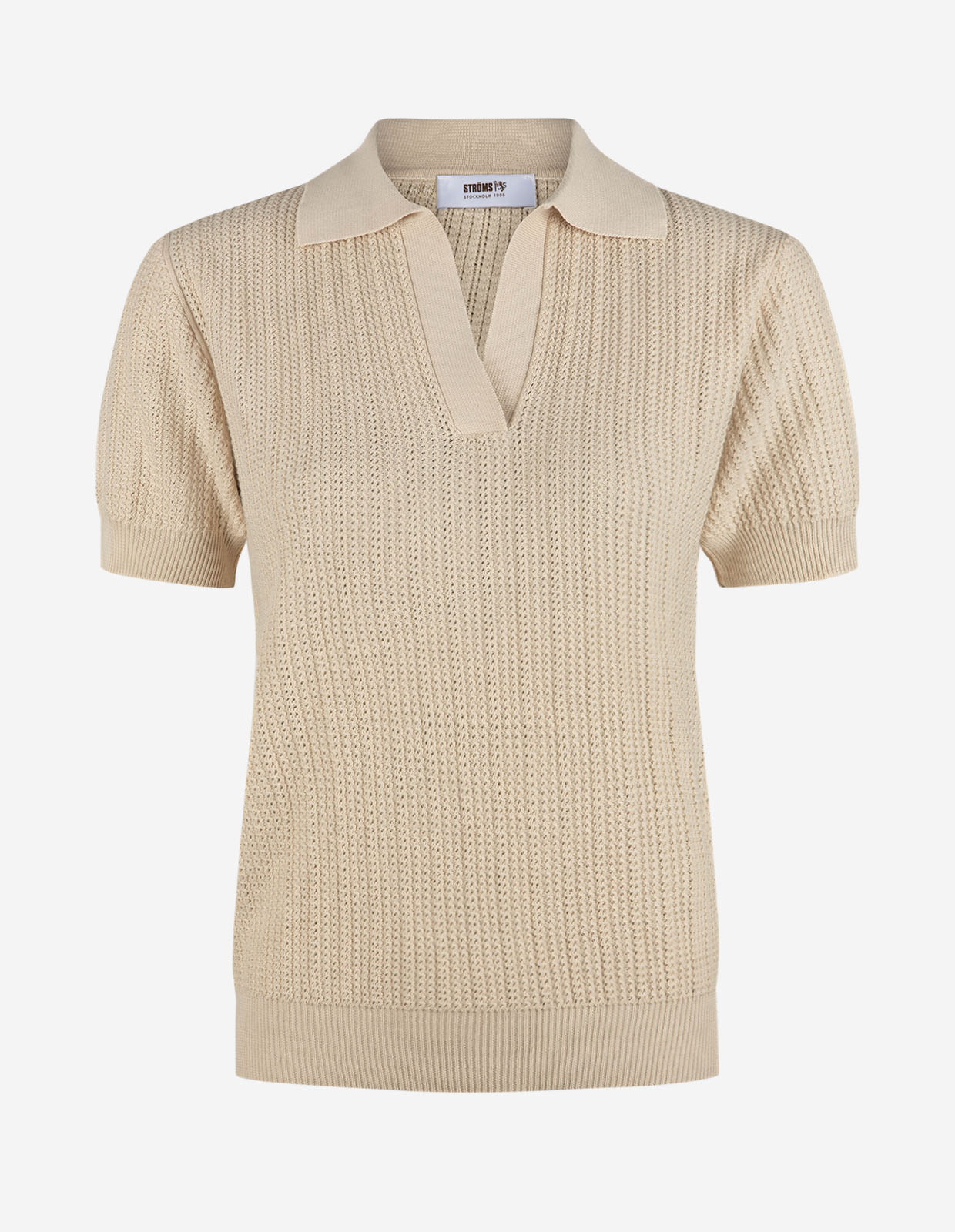 Anette Open Polo Piké Beige