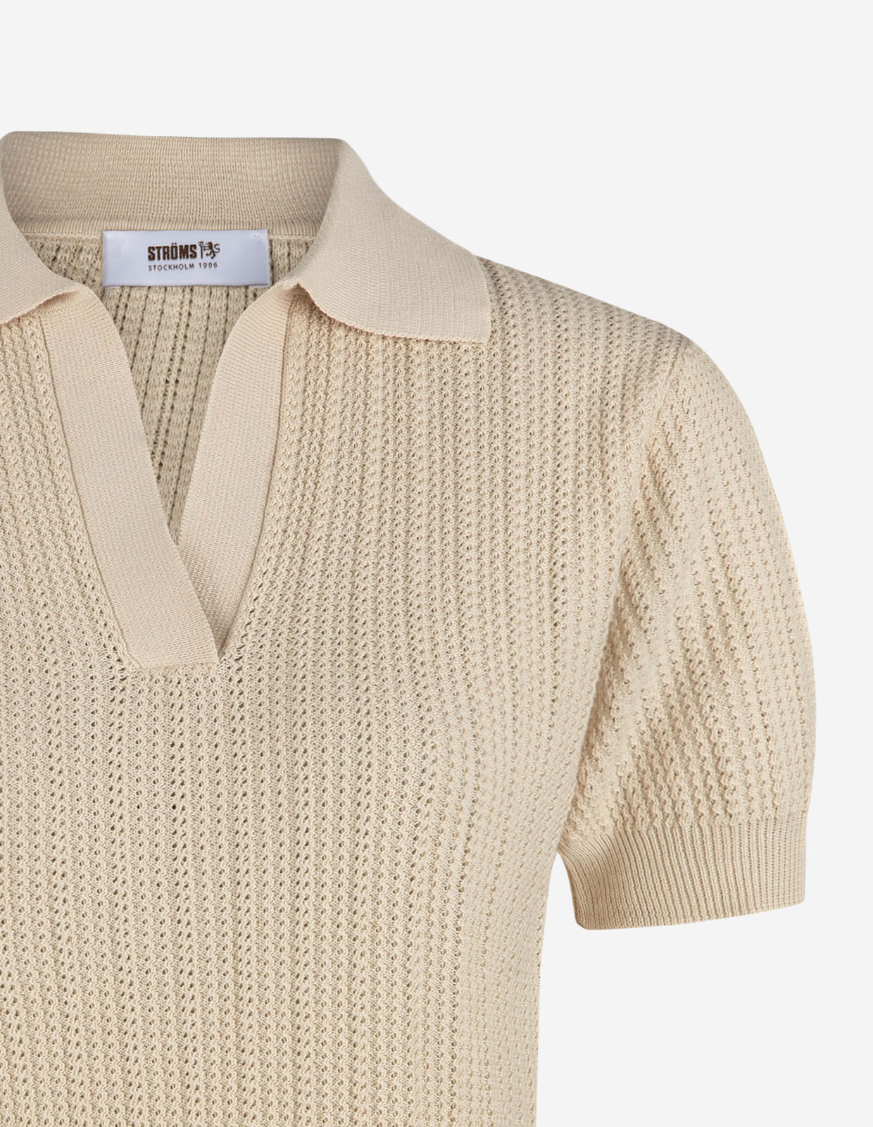 Anette Open Polo Piké Beige