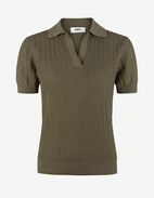 Anette Open Polo Piké Olive