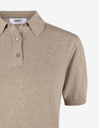 Alica Polo Piké Gråbeige Melange