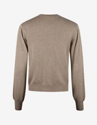 Aina Cardigan Gråbeige Melange