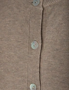 Aina Cardigan Gråbeige Melange