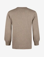 Andrea Top 3/4 Ärm Gråbeige Melange