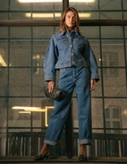 Villies Jeansjacka Denimblå