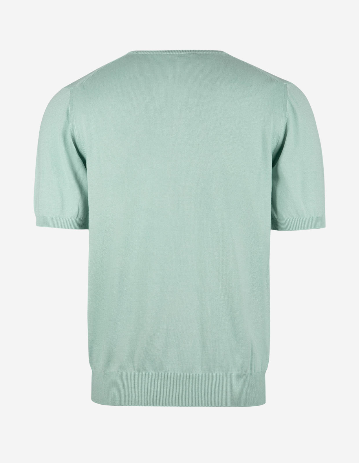 T-shirt Finstickad Bomull Grön