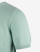 T-shirt Finstickad Bomull Grön