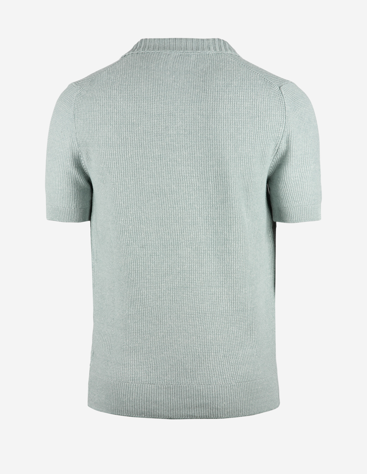 Open Polo Linne/Bomull Turkos