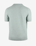 Open Polo Linne/Bomull Turkos